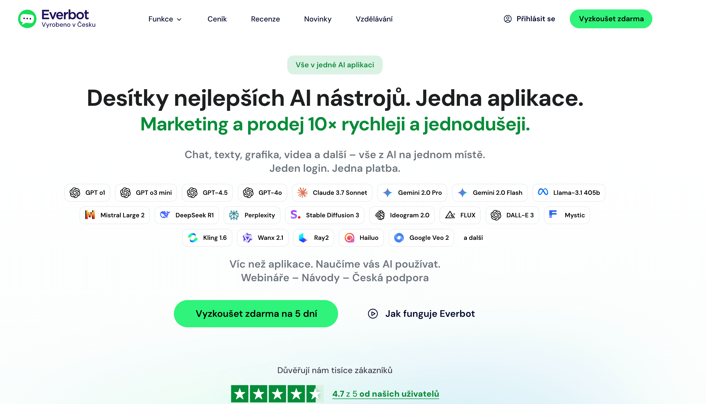 Everbot – ukázka online nástroje s umělou inteligencí Everbot – ukázka online nástroje s umělou inteligencí